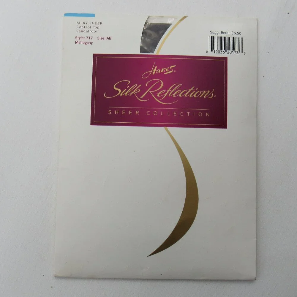 Hanes Silk Reflections Sheer Collection / Shimmer Control Top Pantyhose 4 Pair